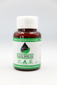 Regular Strength Black Seed Oil Capsules (90 capsules) - Read Disclaimer